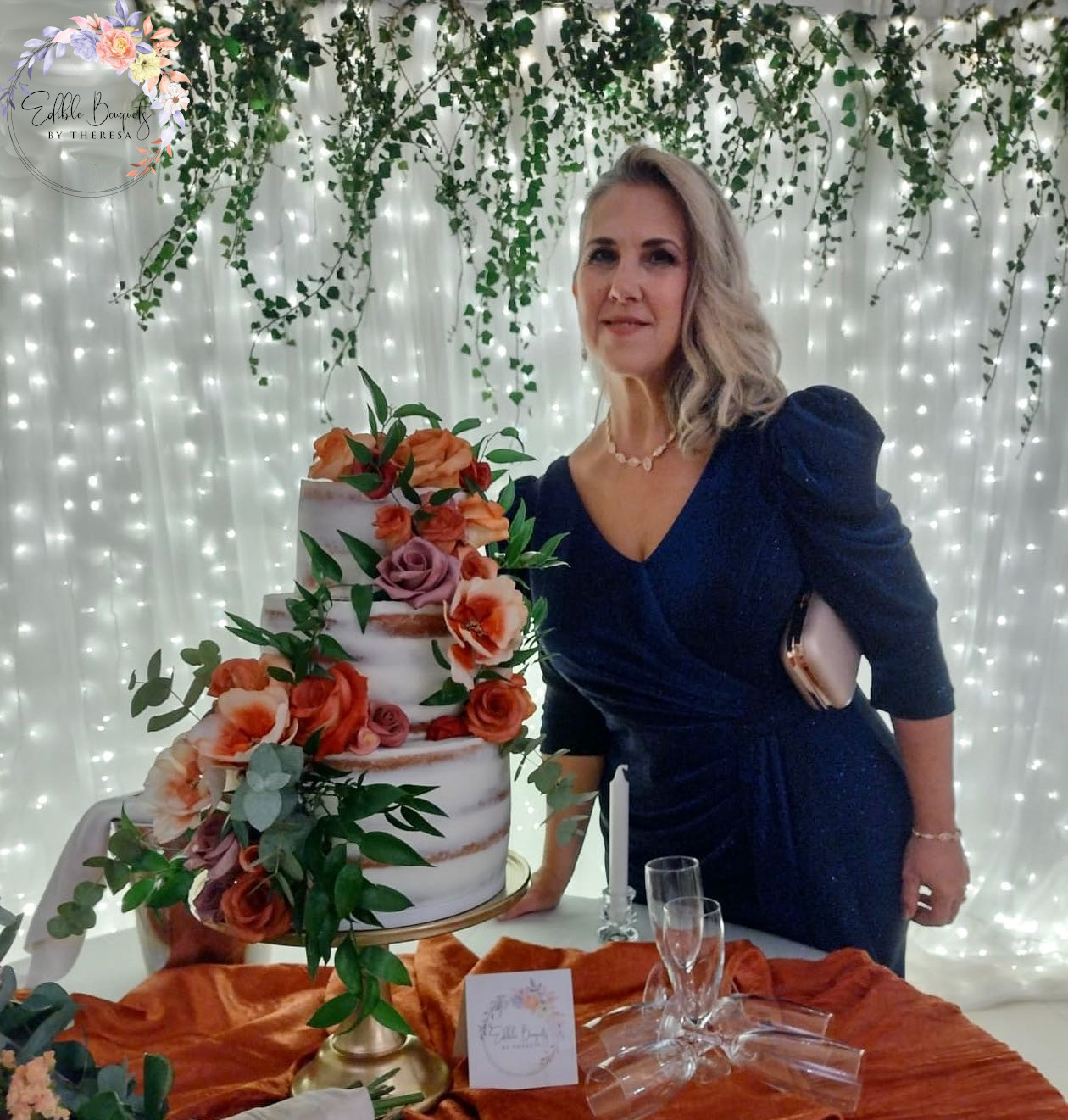 Wedding Cake and Theresa 1